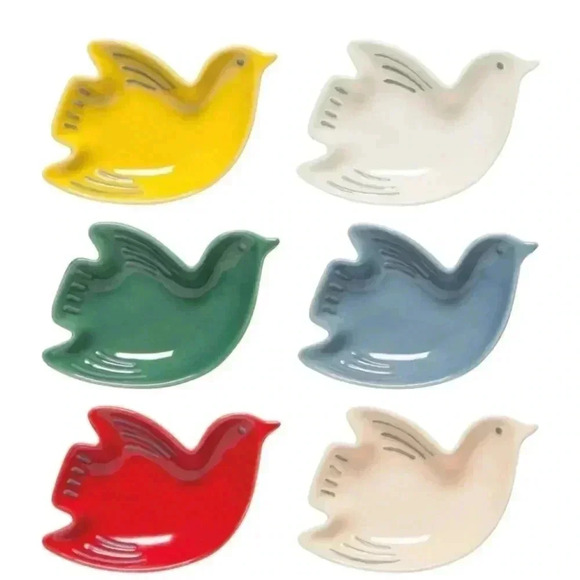 Danica Set of 6  Bird Pinch Bowls - Picture 2 of 4